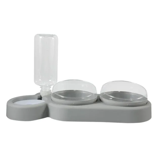3-in-1 Food Bowl Water Dispenser