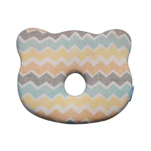 Abracadabra Memory Foam Baby Head Shaping Pillow (Zig Zag) - Multicolor