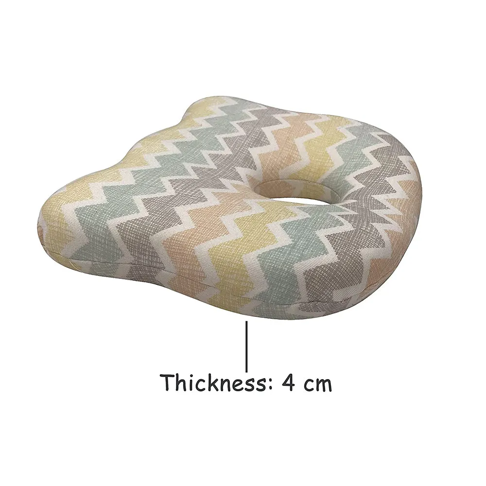 Abracadabra Memory Foam Baby Head Shaping Pillow (Zig Zag) - Multicolor