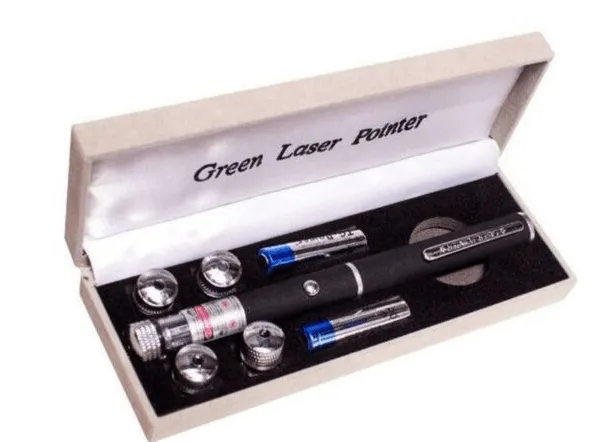 ANDOWL GREEN LASER POINTER PEN (2X AAA BATTERY)