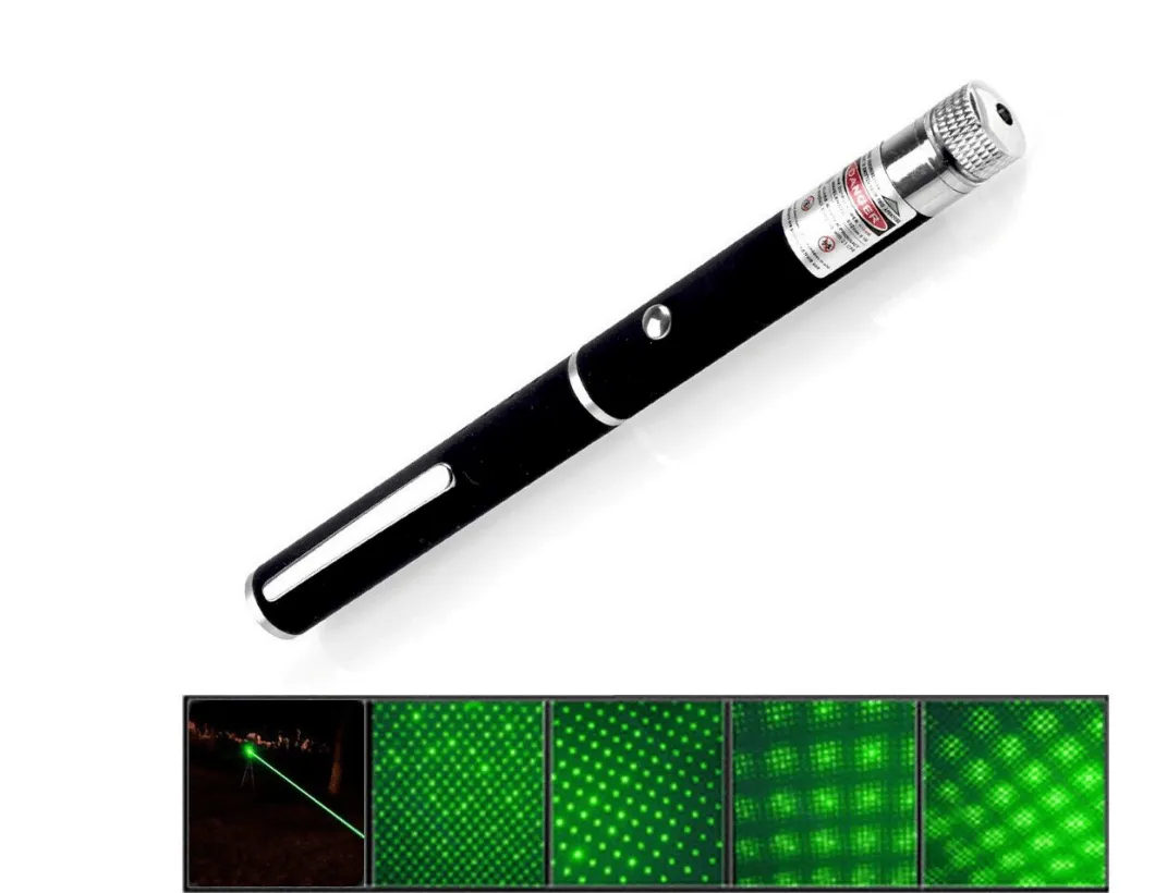 ANDOWL GREEN LASER POINTER PEN (2X AAA BATTERY)