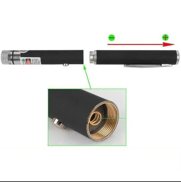 ANDOWL GREEN LASER POINTER PEN (2X AAA BATTERY)