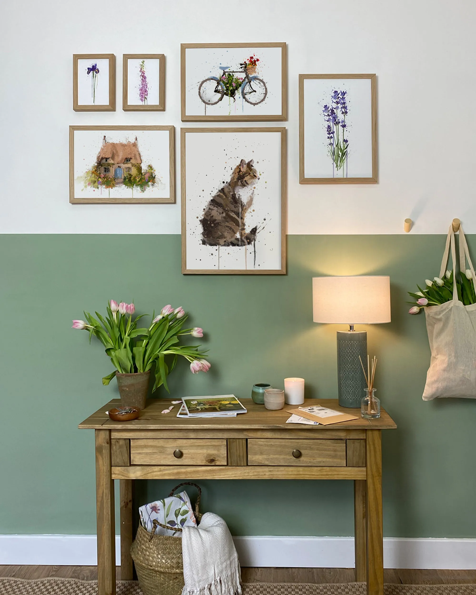 Barn Cat Wall Art Print