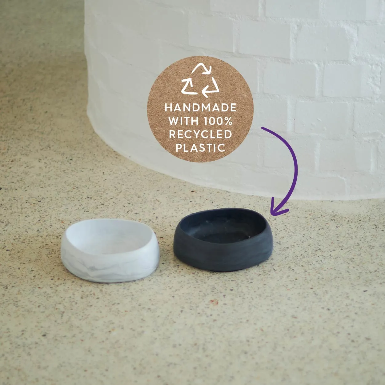Better Bowl For Cats - Charcoal Black