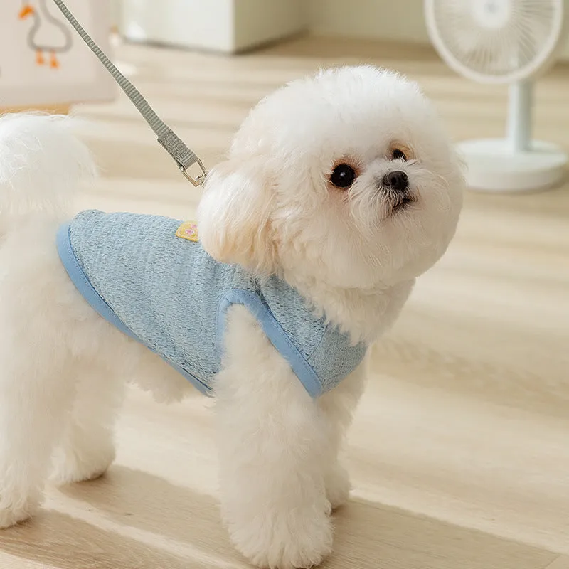 Breathable Bear Printed Dog Harness Vest