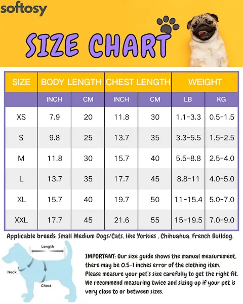 Breathable Bear Printed Dog Harness Vest