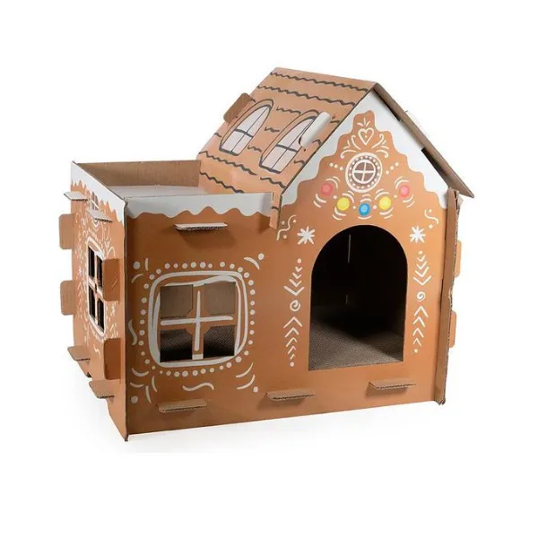 BYO Gingerbread House Scratcher for Cats