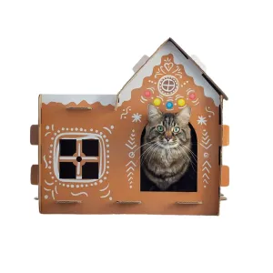BYO Gingerbread House Scratcher for Cats