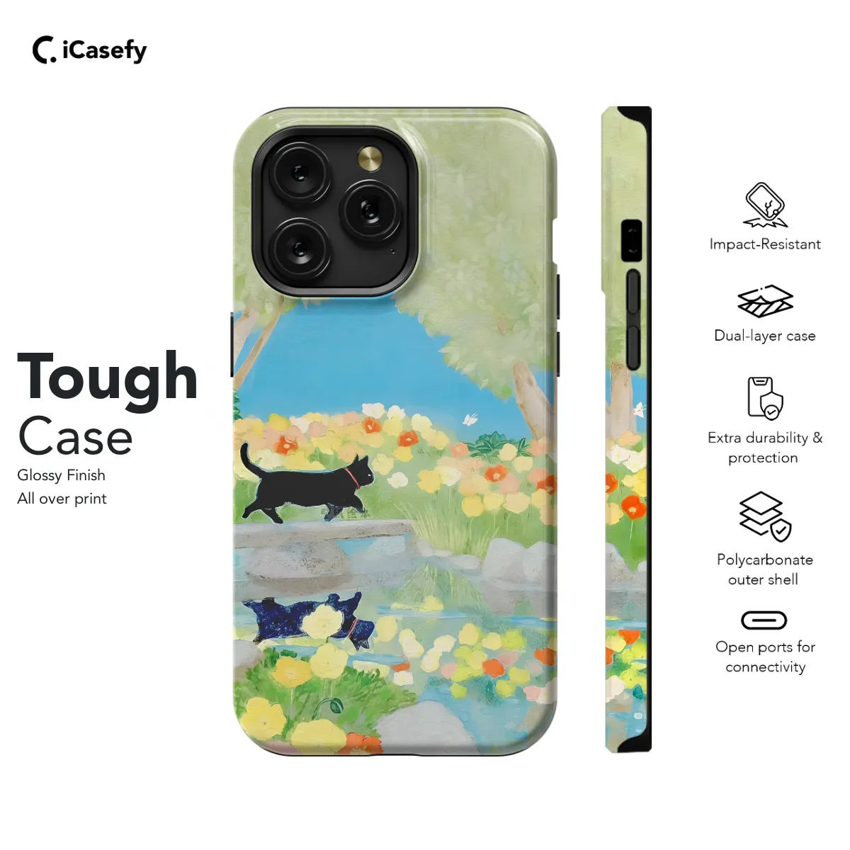 Cat Phone Case iPhone Samsung Cover Pixel 1257
