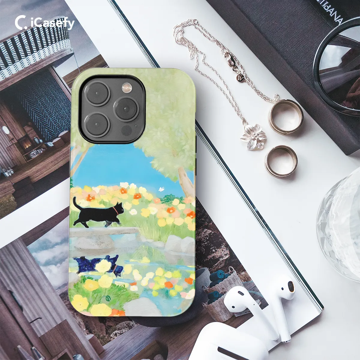 Cat Phone Case iPhone Samsung Cover Pixel 1257