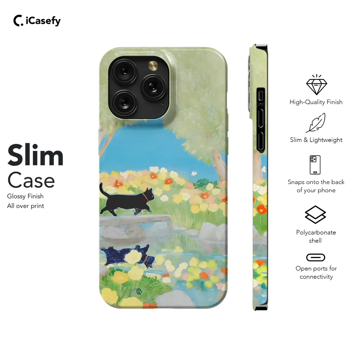 Cat Phone Case iPhone Samsung Cover Pixel 1257