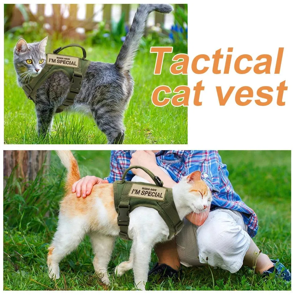 Cat Tactical Harness™ Vest with Handle for Cats­