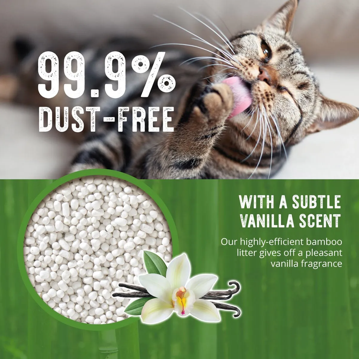 CATIT Go Natural! Ultra-Light Bamboo Power Clumping Cat Litter