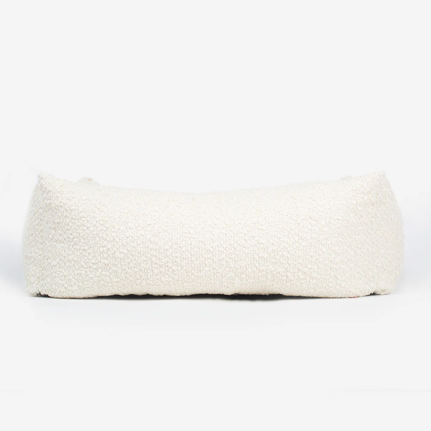 Cosy & Calming Puppy Crate Bed With Removable Covers in Ivory Bouclé by Lords & Labradors