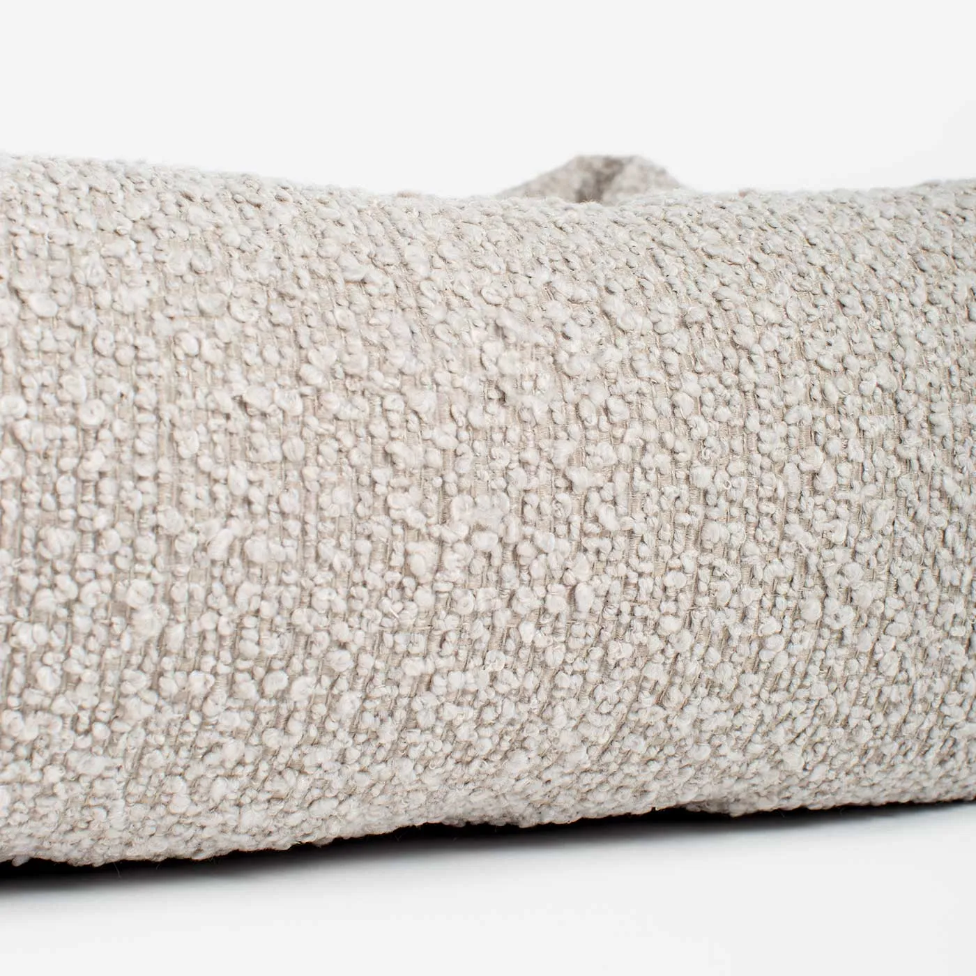 Cosy & Calming Puppy Crate Bed With Removable Covers in Mink Bouclé by Lords & Labradors