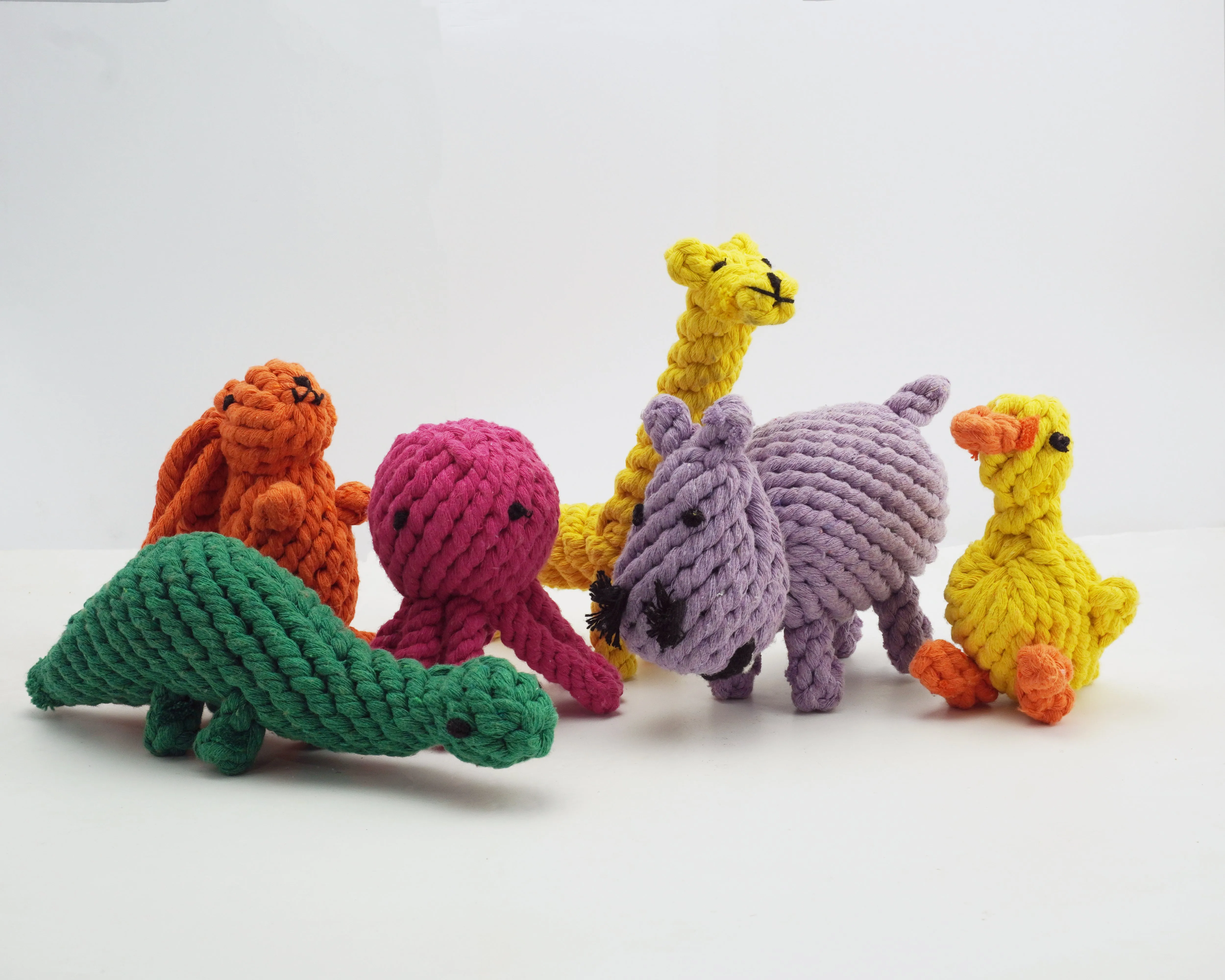Dan & Sam - Olive the Octopus Rope Dog Toy