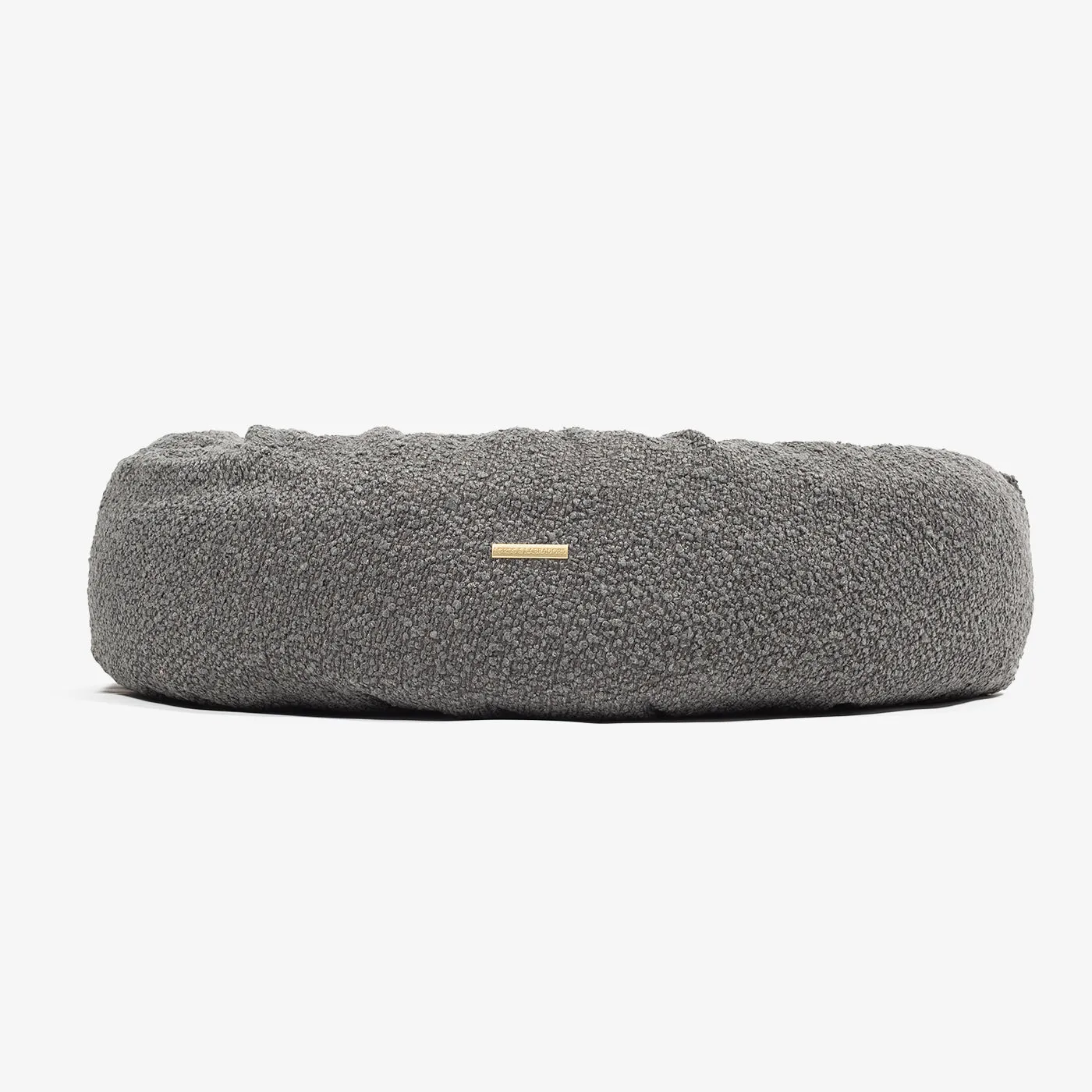 Donut Bed With Removable Covers in Granite Bouclé by Lords & Labradors