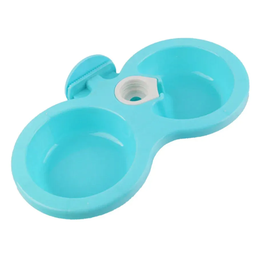 Eco-Friendly Wheat Straw Double Bowl for Dogs