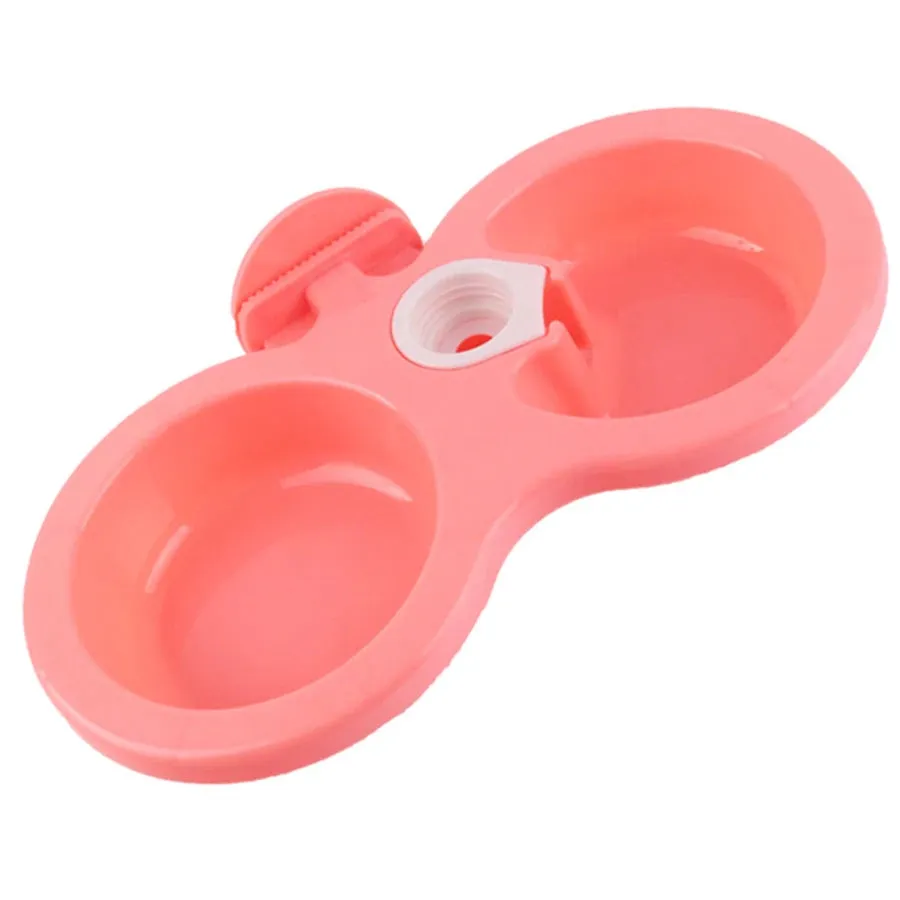 Eco-Friendly Wheat Straw Double Bowl for Dogs