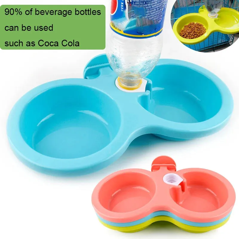 Eco-Friendly Wheat Straw Double Bowl for Dogs