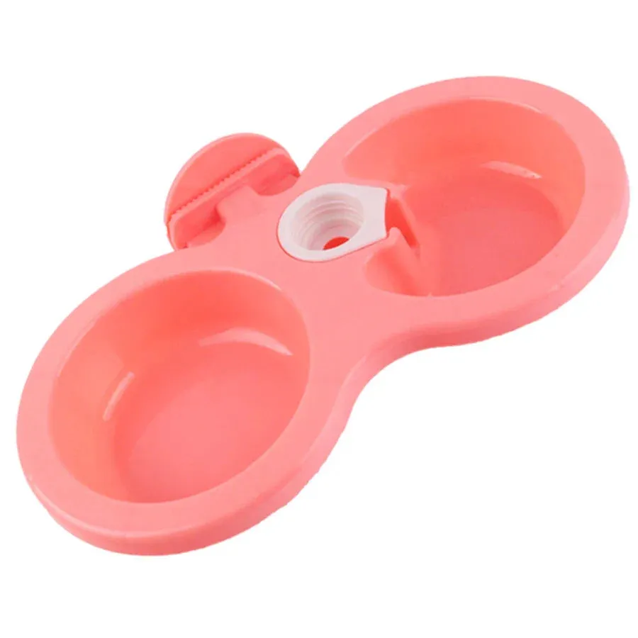 Eco-Friendly Wheat Straw Double Bowl for Dogs