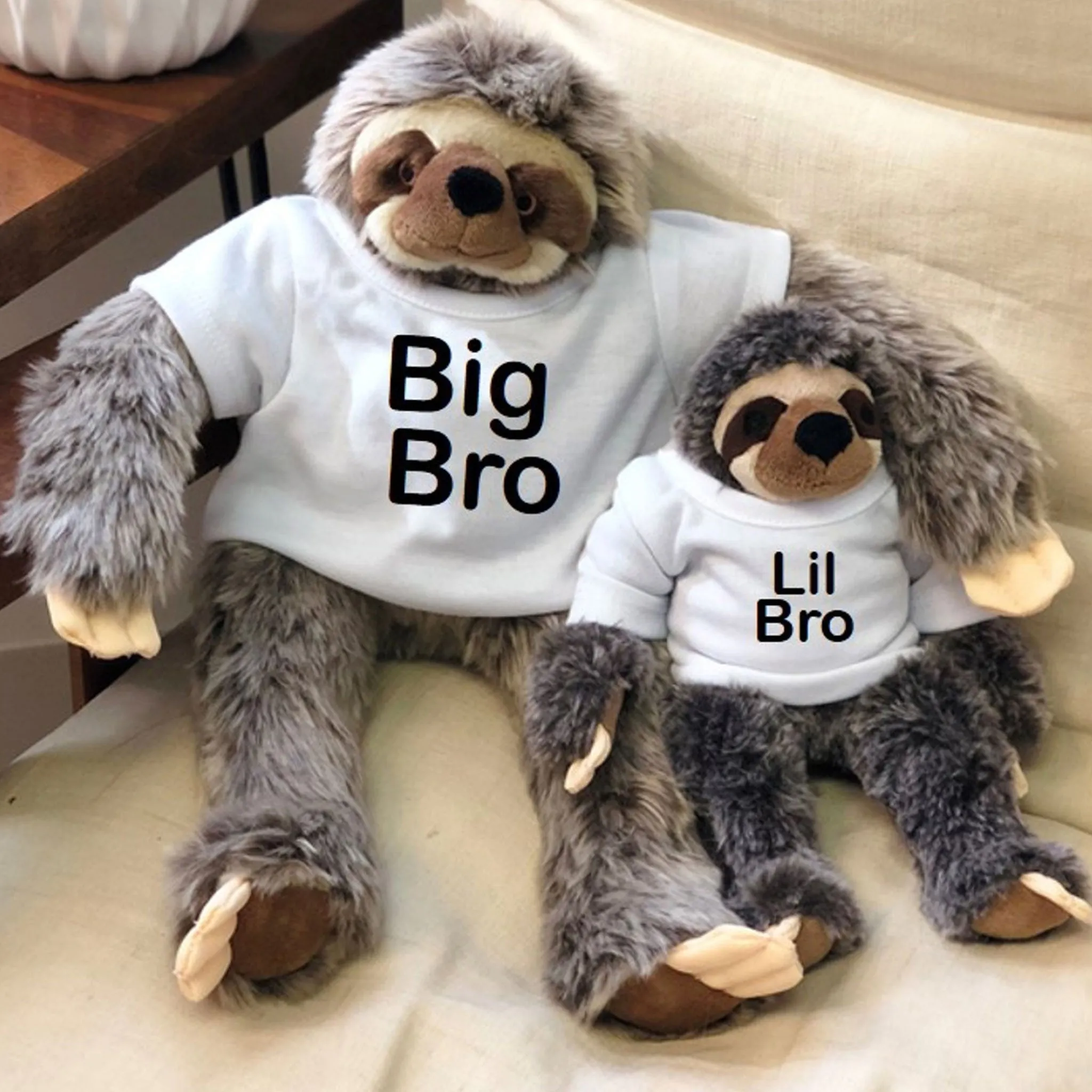 Fluff & Tuff Sloth Plush Dog Toy