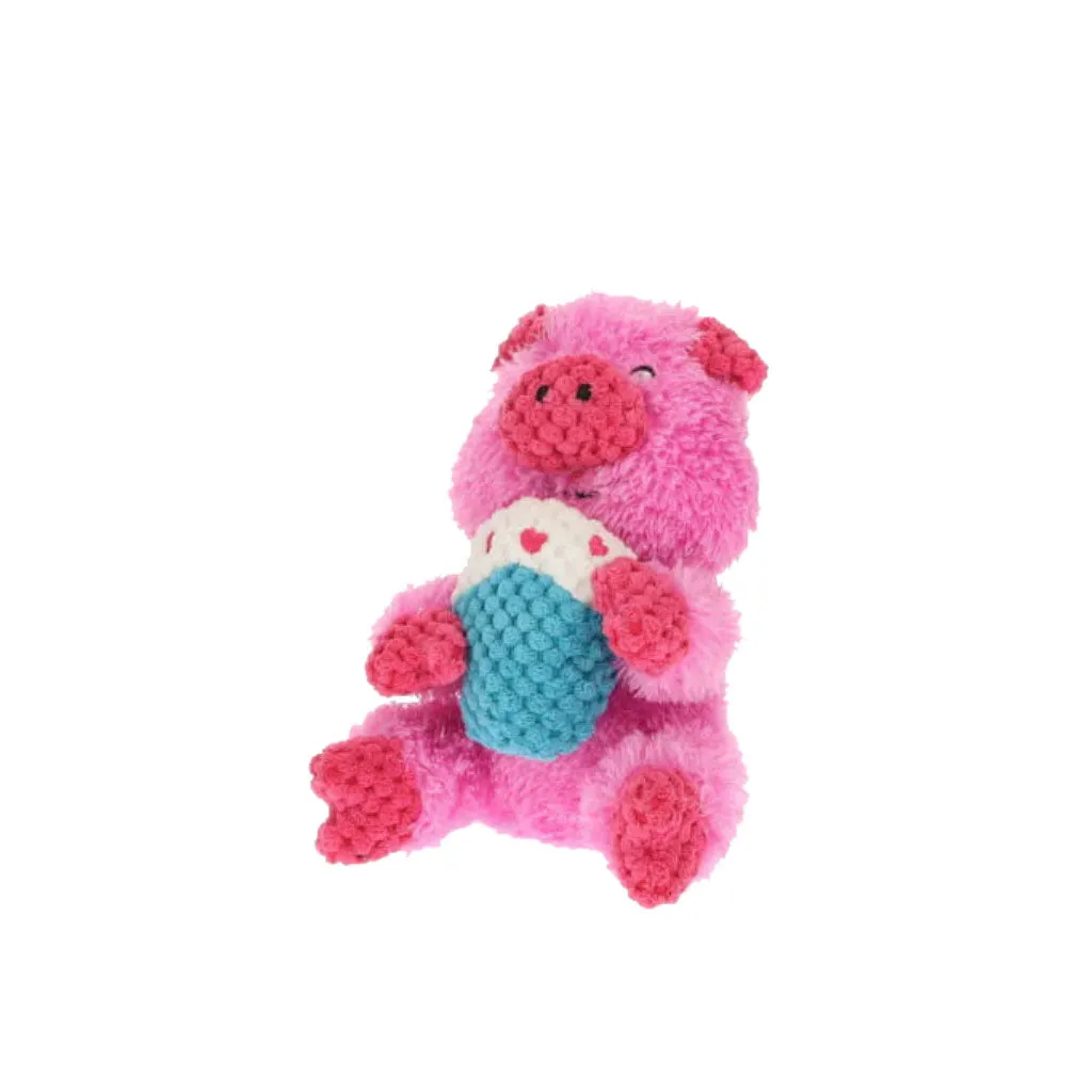 GURU Loveys Dog Toy, Pig, Medium