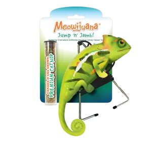 Jump 'n' Jamb Chameleon Refillable Interactive Cat Toy