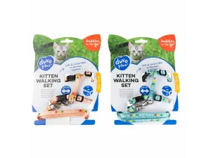 KITTEN WALKING SET KITTY CAT 15-25cm / 8mm-125cm mixed colors