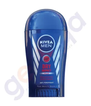 NIVEA 40ML MEN DRY IMPACT PLUS STICK (82893)