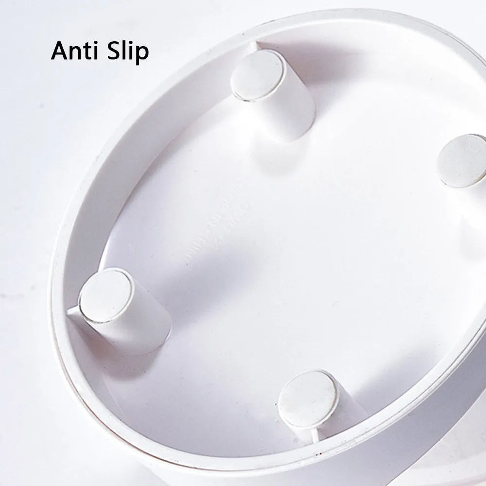PAWS ASIA Manufacturers Eco Friendly Plastic Modern Luxury 18 Degree Tilted Elevated Water Cat Bowl