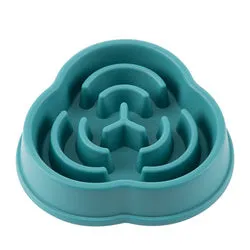 PAWS ASIA Suppliers Eco Friendly Plastic Portable Non Slip Slow Feeder Dog Bowl Travel