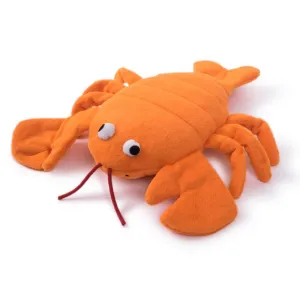 Petface Seriously Strong Tough Plush & Rubber Lobster