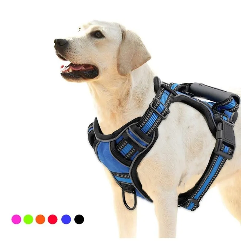 Reflective No Pull Breathable Pet Dog Puppy Outdoor Vest Walking Training Harness Vest