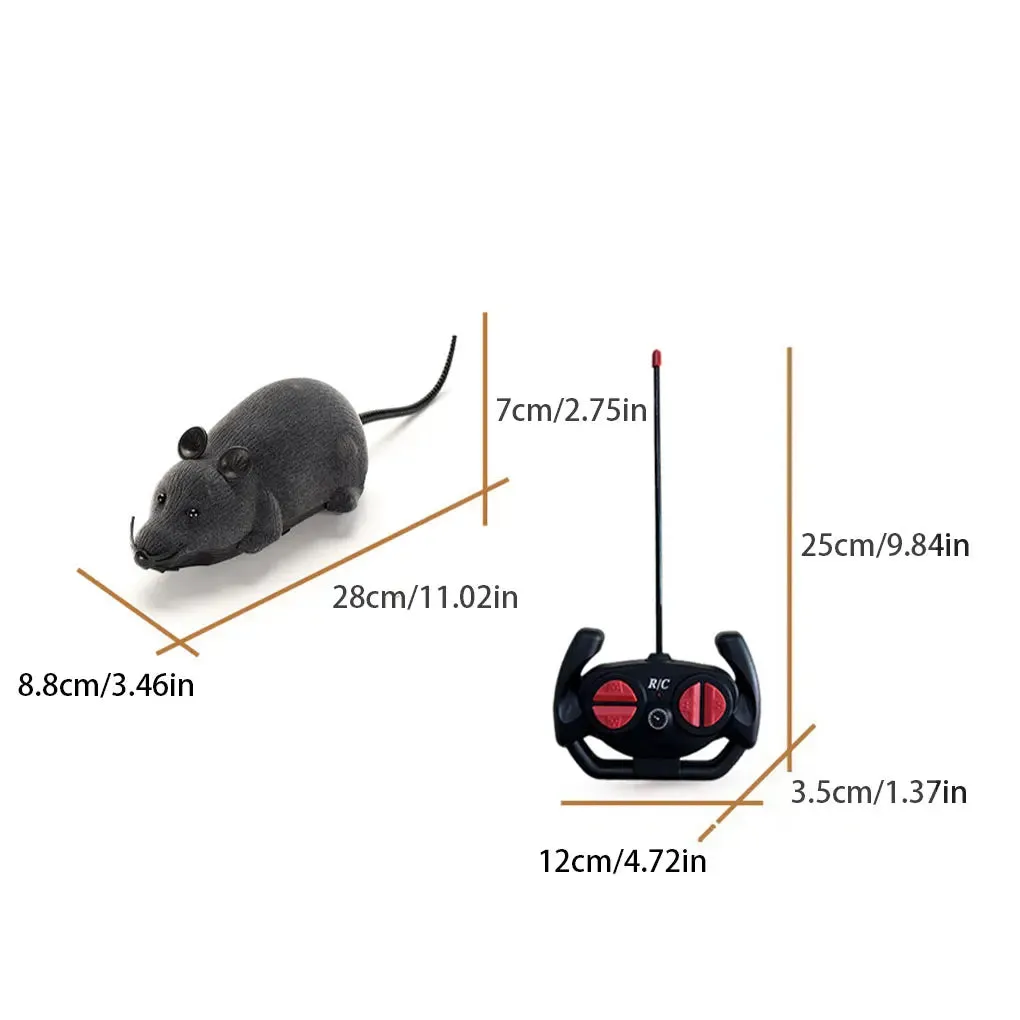 Remote-Controlled Robotic Mouse
