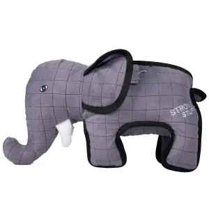 Strong Stuff Elephant Dog Toy with Squeaker