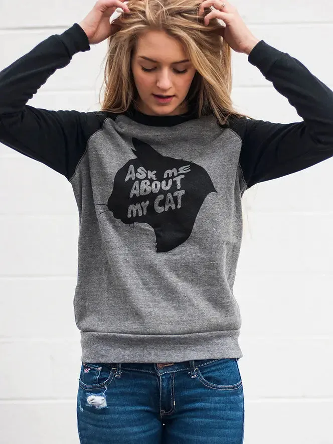 Sweatshirt | Kin Ship Goods | Unisex | Ask me about my cat | Pre Order