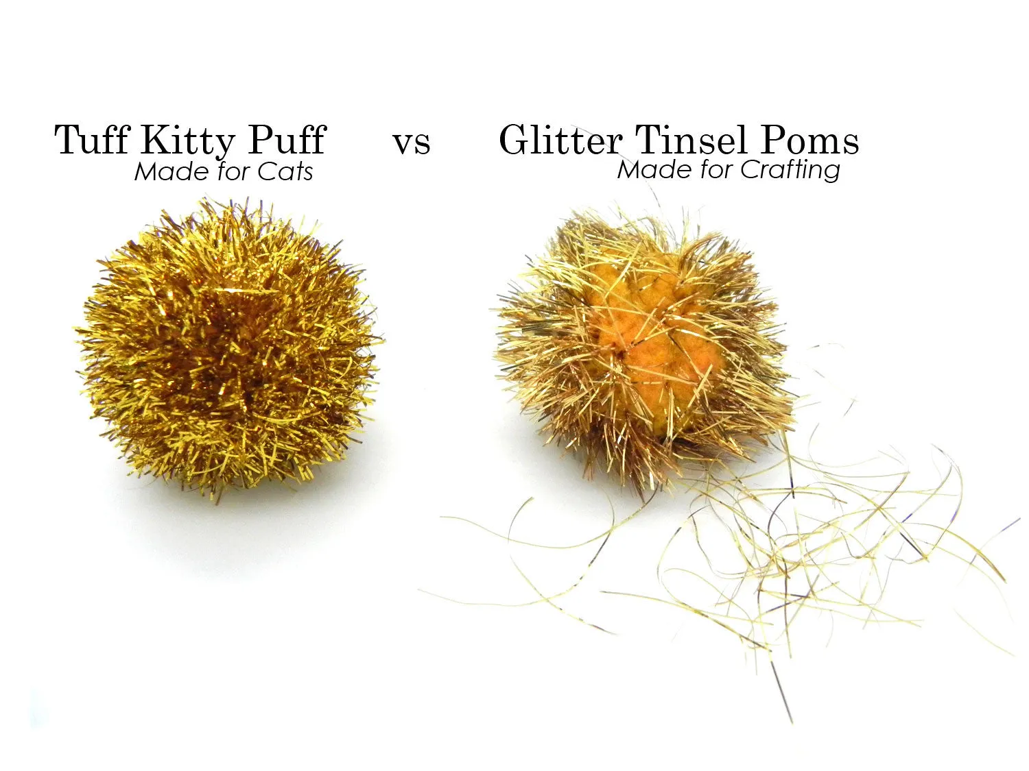 Tinsel Balls for Kitty