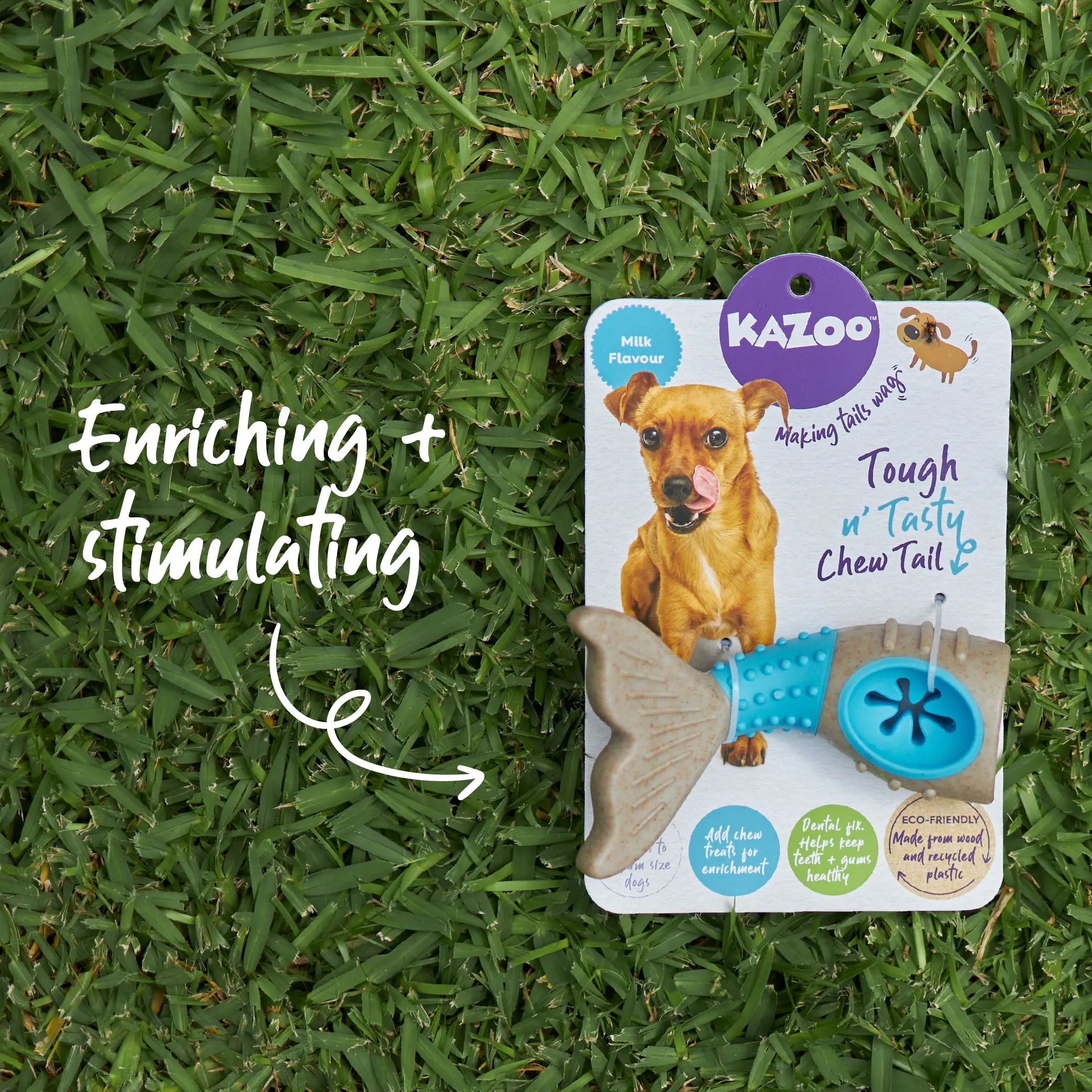 Tough N' Tasty Chew Tail - Milk