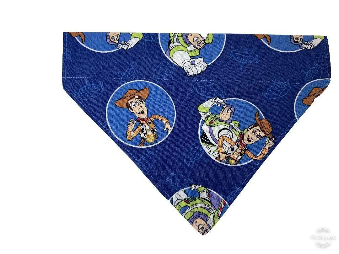 Toy Story Dog Bandana Over the Collar bandana Dog collar bandana puppy Petcollarshandmade