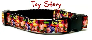 Toy Story dog collar handmade adjustable buckle collar 5/8" wide or leash Petcollarshandmade