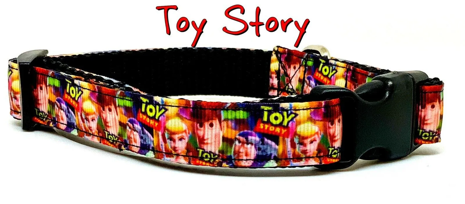 Toy Story dog collar handmade adjustable buckle collar 5/8" wide or leash Petcollarshandmade
