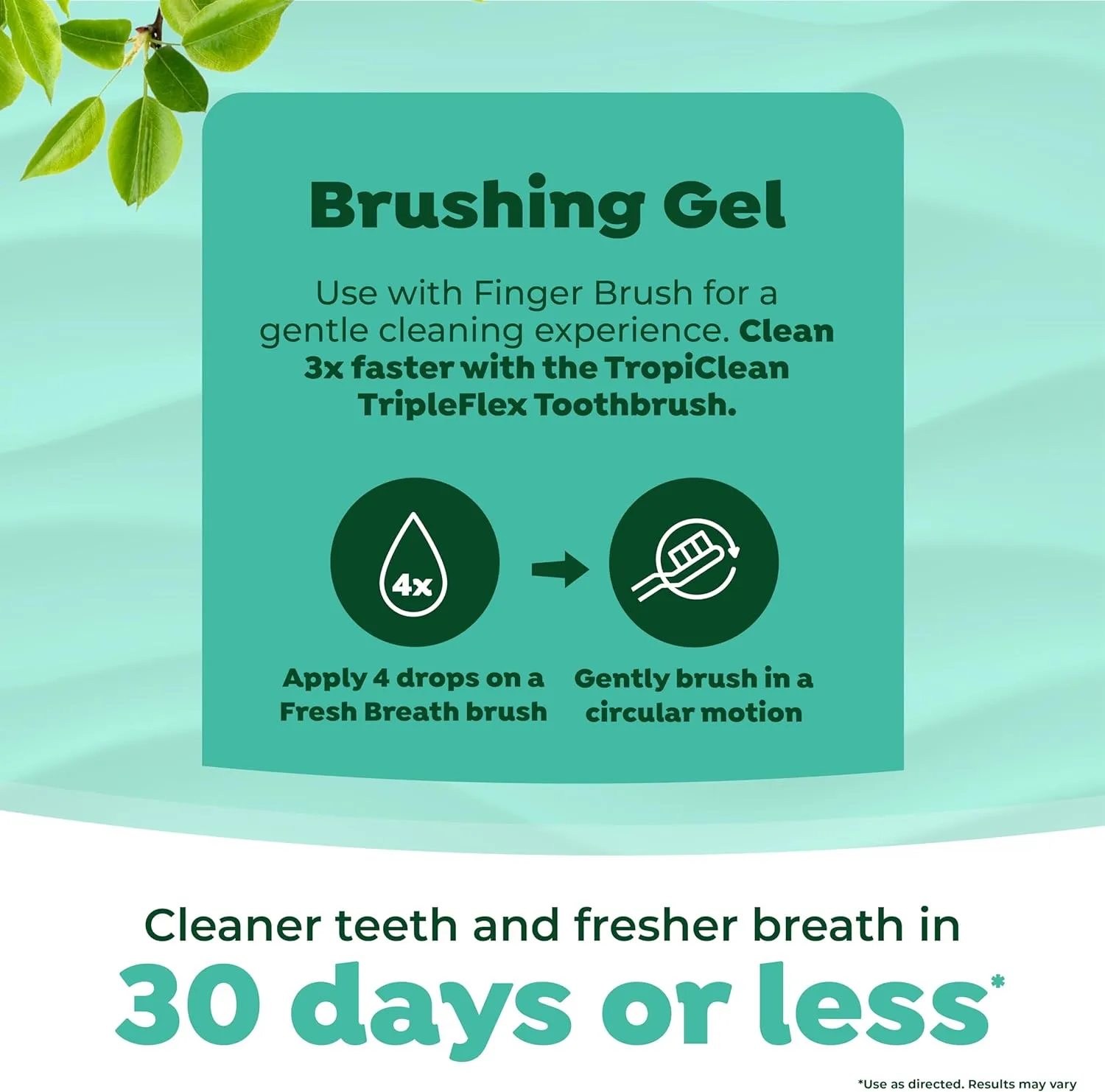 TropiClean Fresh Breath Dog Oral Care Kit