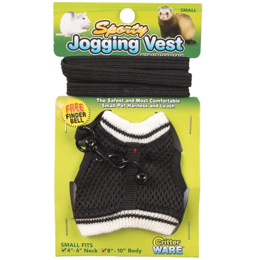 Ware Sporty Jogging Vest for Small Animal Harness & Leash, Color Varies