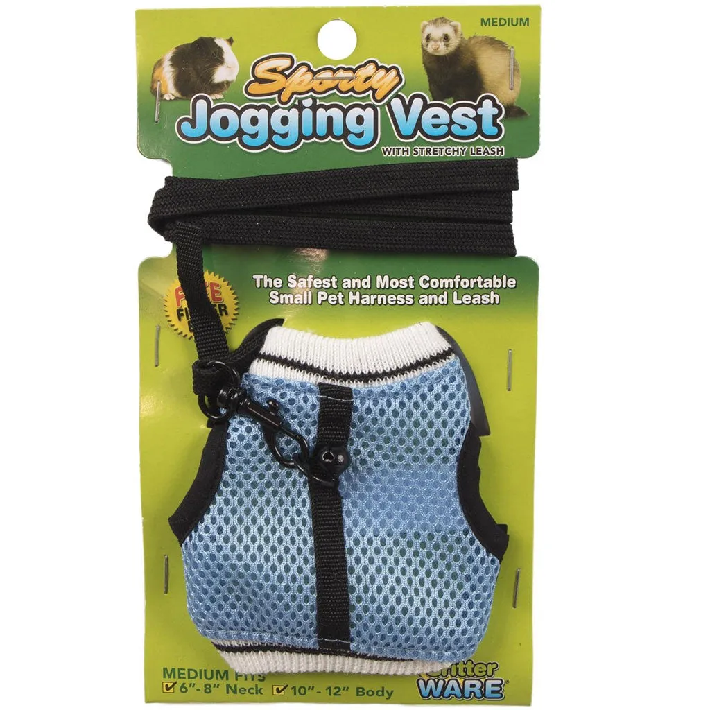 Ware Sporty Jogging Vest for Small Animal Harness & Leash, Color Varies