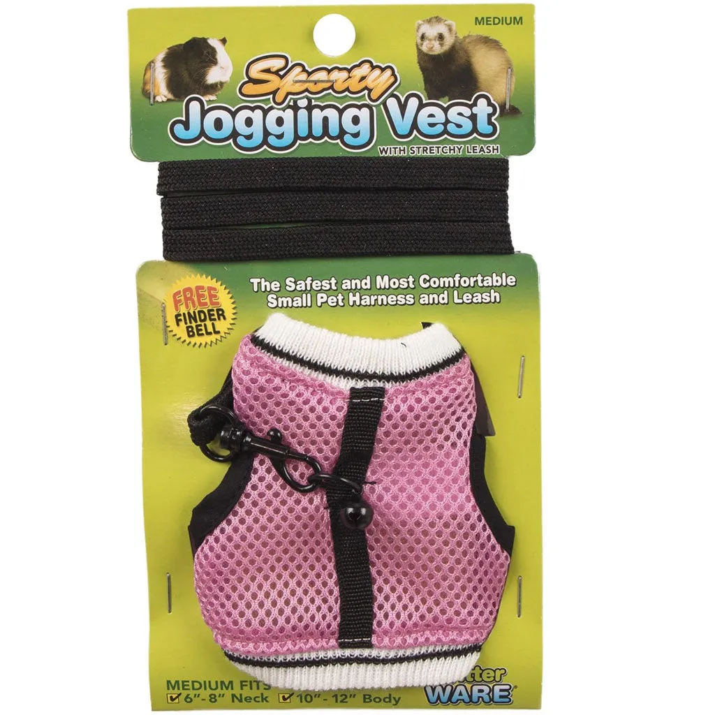 Ware Sporty Jogging Vest for Small Animal Harness & Leash, Color Varies