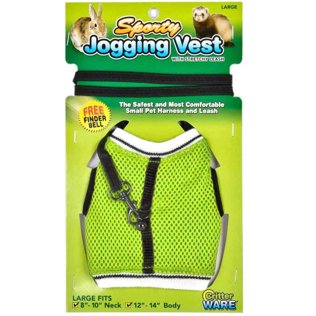 Ware Sporty Jogging Vest for Small Animal Harness & Leash, Color Varies